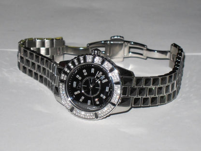 Dior Christal Quartz Women's Watch With Steel Case and Strap Authentic Luxury Timepiece