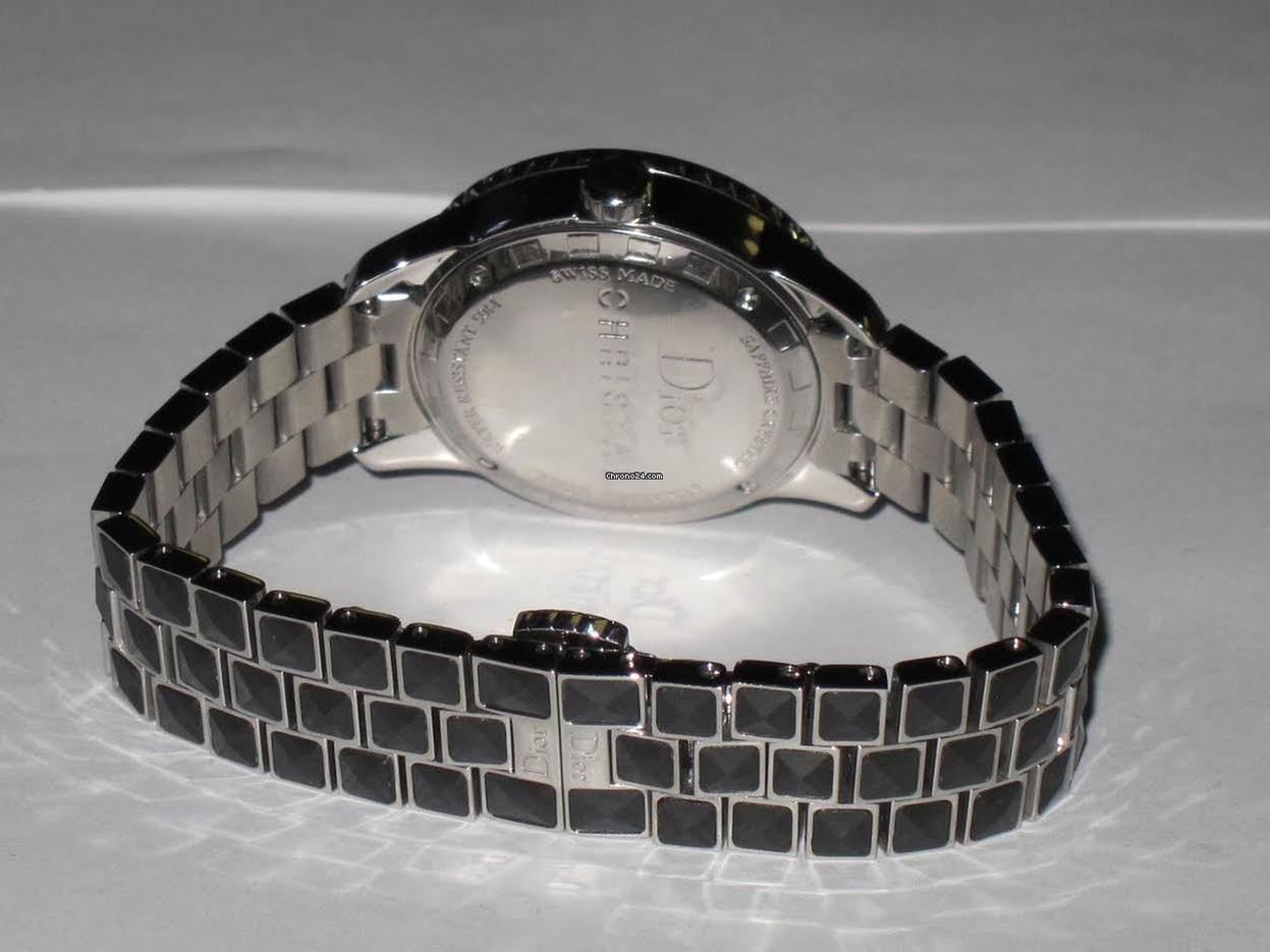 Dior Christal Quartz Women's Watch With Steel Case and Strap Authentic Luxury Timepiece