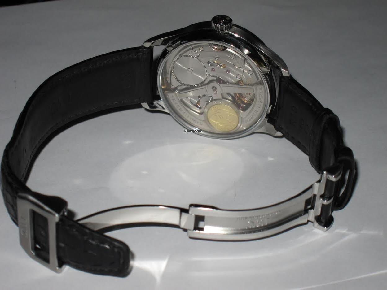 IWC Portuguese Automatic Automatic Men's Watch Steel Case With Leather Strap Authentic Luxury Timepiece