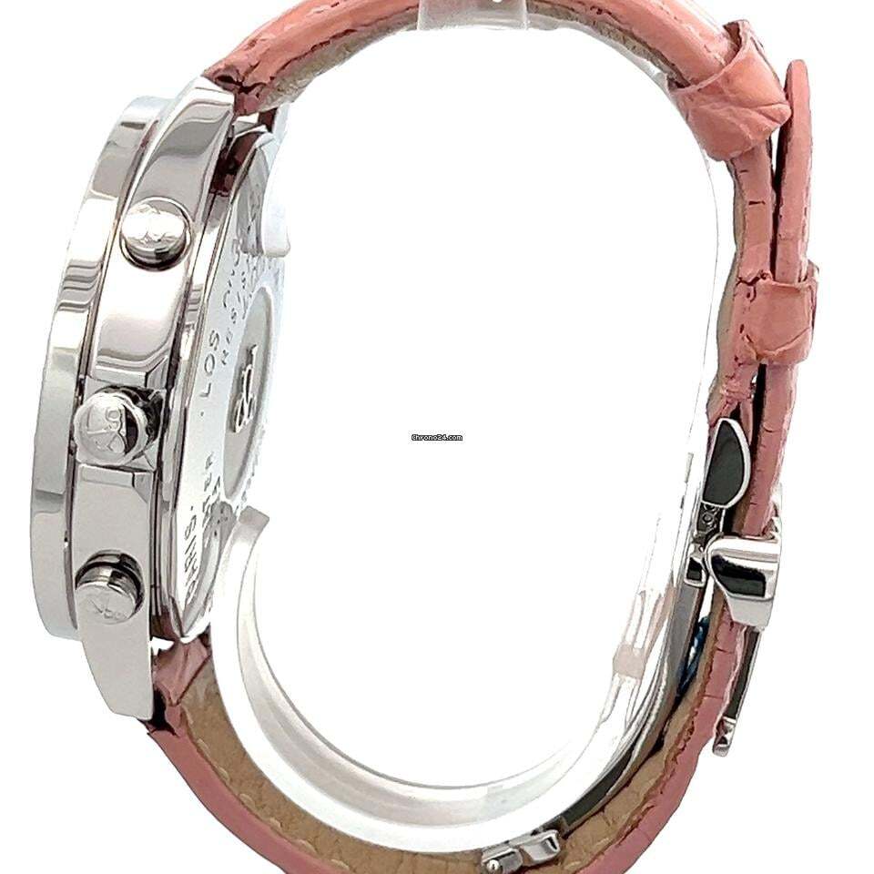 Jacob & Co. Quartz Women's Watch Steel Case With Leather Strap Authentic Luxury Timepiece