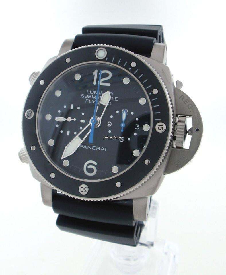 Panerai Luminor Submersible 1950 3 Days Automatic Automatic Men's Watch Titanium Case With Rubber Strap Authentic Luxury Timepiece