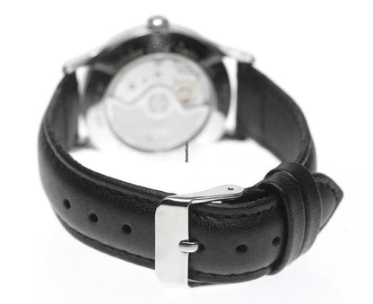 Zenith Elite Automatic Women's Watch Steel Case With Leather Strap Authentic Luxury Timepiece