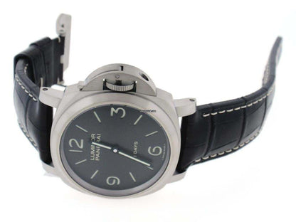 Panerai Luminor Base 8 Days Manual winding Men's Watch Titanium Case With Leather Strap Authentic Luxury Timepiece