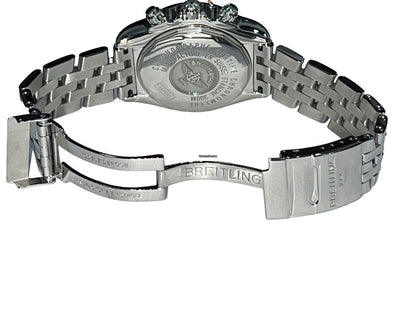 Breitling Chronomat Evolution Automatic Men's Watch With Steel Case and Strap Authentic Luxury Timepiece