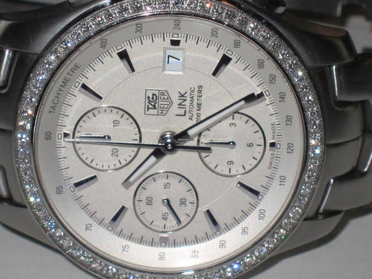 TAG Heuer Link Automatic Men's Watch With Steel Case and Strap Authentic Luxury Timepiece