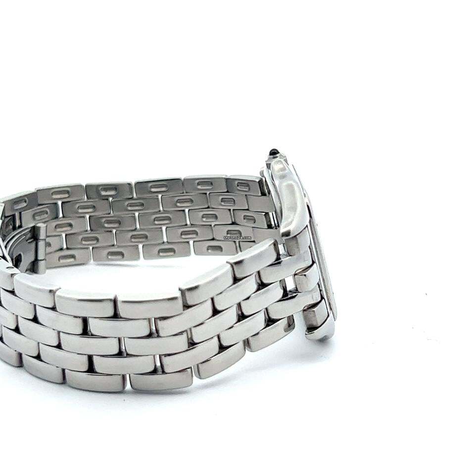 Cartier Panthère Quartz Men's Watch With Steel Case and Strap Authentic Luxury Timepiece