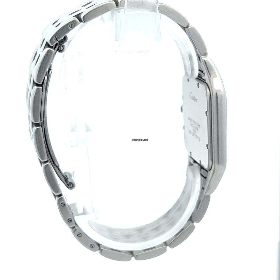 Cartier Panthère Quartz Men's Watch With Steel Case and Strap Authentic Luxury Timepiece