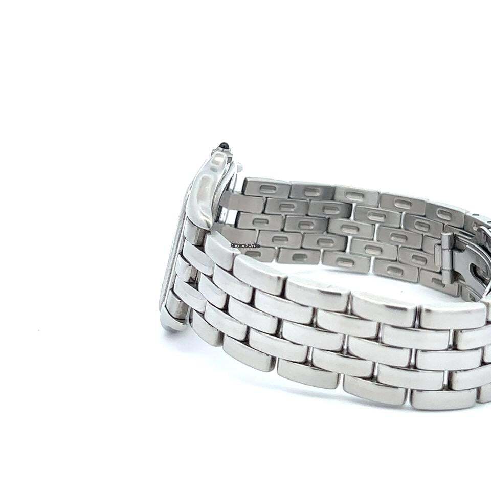 Cartier Panthère Quartz Men's Watch With Steel Case and Strap Authentic Luxury Timepiece