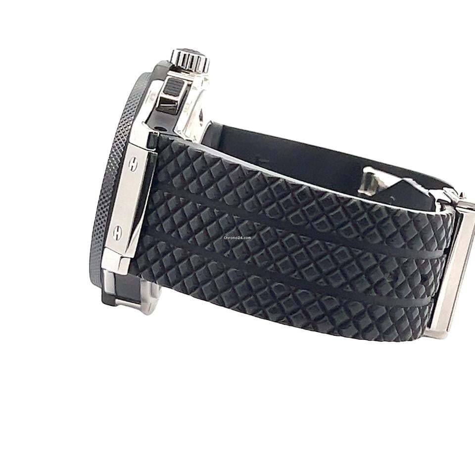 Hublot Big Bang 44 mm Automatic Men's Watch Steel Case With Rubber Strap Authentic Luxury Timepiece