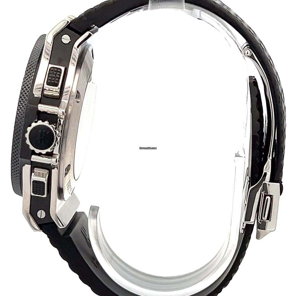 Hublot Big Bang 44 mm Automatic Men's Watch Steel Case With Rubber Strap Authentic Luxury Timepiece