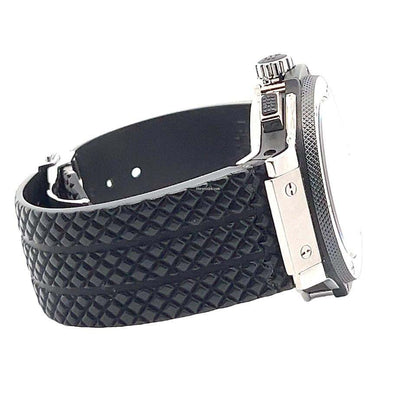 Hublot Big Bang 44 mm Automatic Men's Watch Steel Case With Rubber Strap Authentic Luxury Timepiece