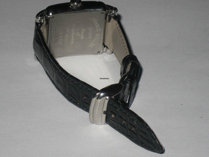 Franck Muller Conquistador Cortez Automatic Women's Watch Steel Case With Leather Strap Authentic Luxury Timepiece