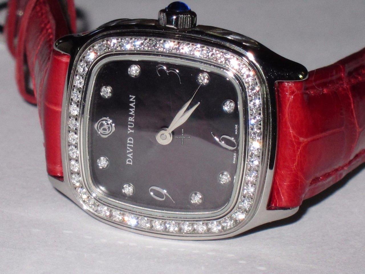 Quartz Women's Watch Steel Case With Leather Strap Authentic Luxury Timepiece