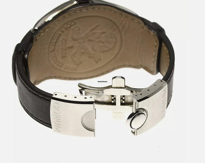 Corum Bubble Automatic Unisex Watch Steel Case With Leather Strap Authentic Luxury Timepiece