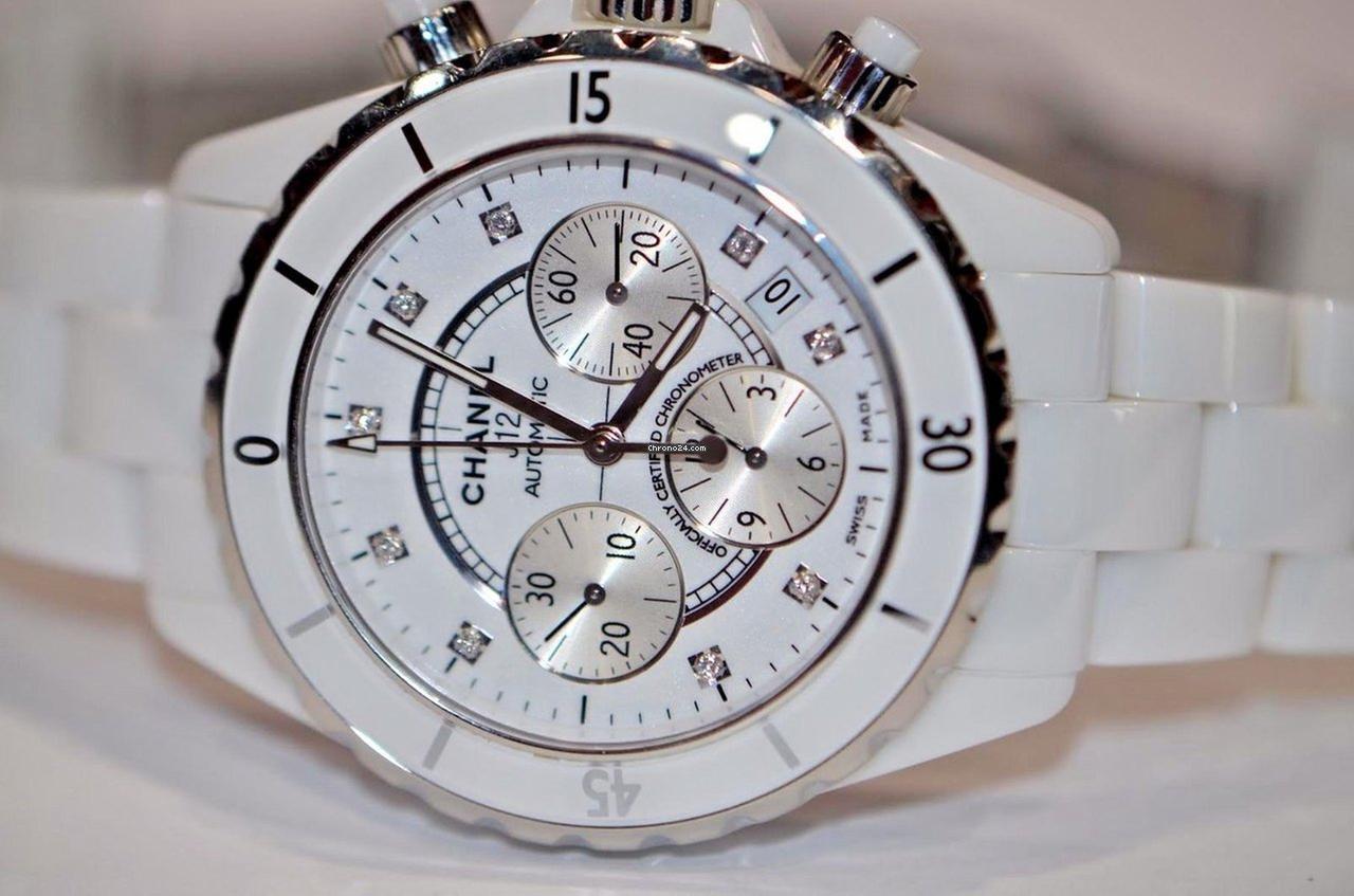 Chanel J12 Automatic Men's Watch With Ceramic Case and Strap Authentic Luxury Timepiece