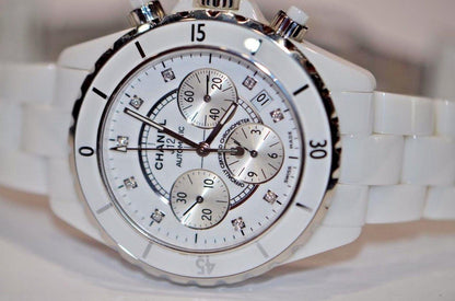 Chanel J12 Automatic Men's Watch With Ceramic Case and Strap Authentic Luxury Timepiece