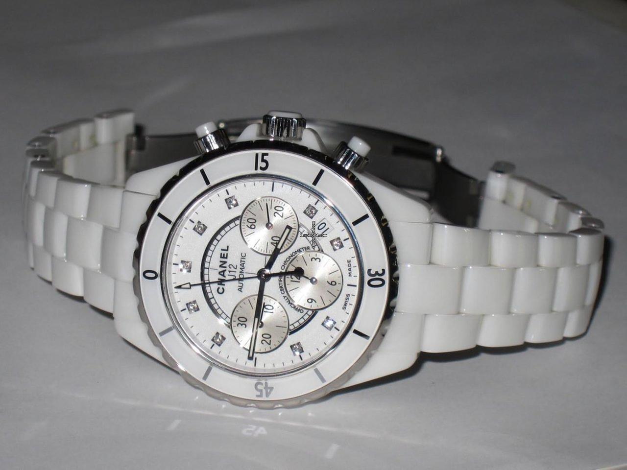 Chanel J12 Automatic Men's Watch With Ceramic Case and Strap Authentic Luxury Timepiece