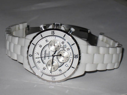 Chanel J12 Automatic Men's Watch With Ceramic Case and Strap Authentic Luxury Timepiece