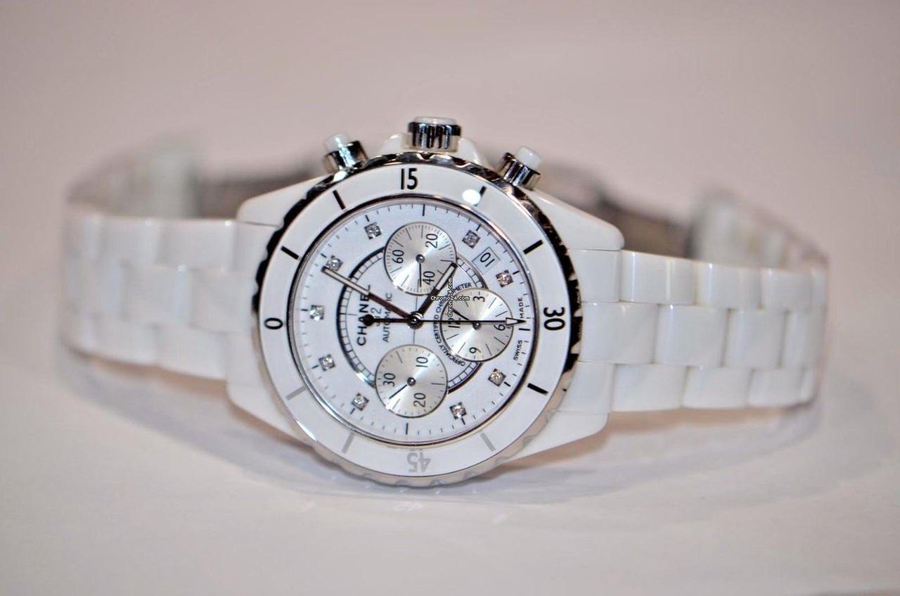 Chanel J12 Automatic Men's Watch With Ceramic Case and Strap Authentic Luxury Timepiece