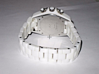 Chanel J12 Automatic Men's Watch With Ceramic Case and Strap Authentic Luxury Timepiece