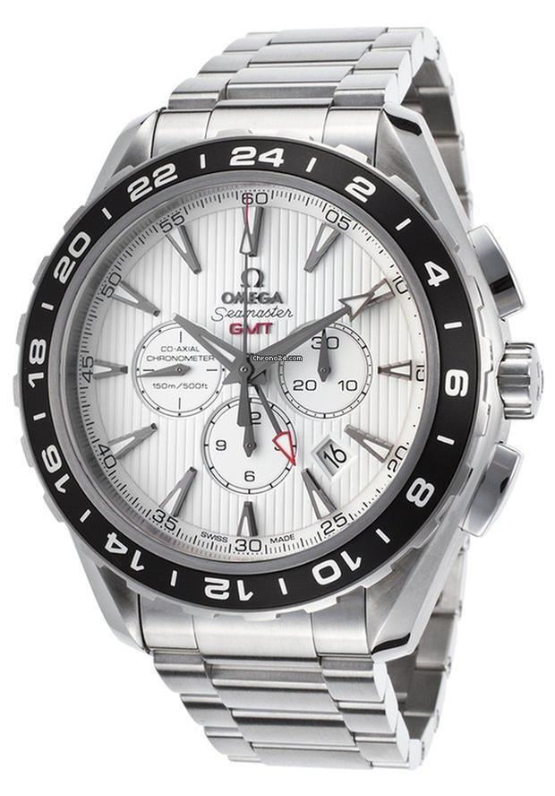 Omega Seamaster Aqua Terra Automatic Men's Watch With Steel Case and Strap Authentic Luxury Timepiece