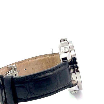 Jacob & Co. Quartz Men's Watch Steel Case With Leather Strap Authentic Luxury Timepiece