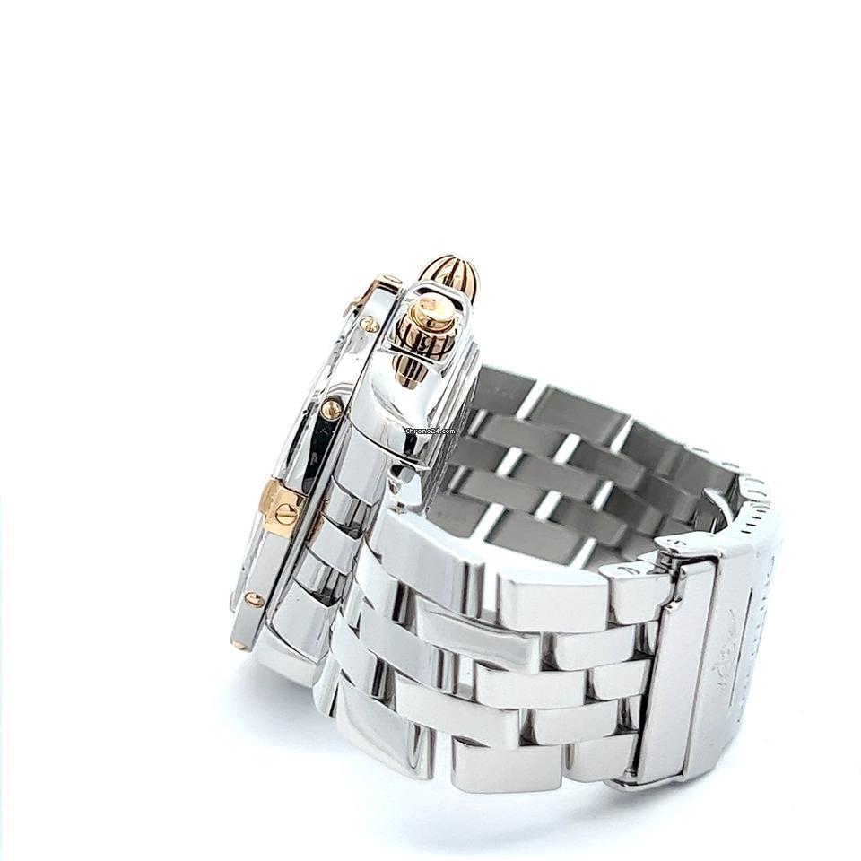 Breitling Chronomat Evolution Automatic Men's Watch With Steel Case and Strap Authentic Luxury Timepiece