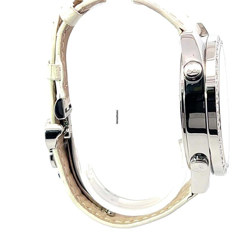 Jacob & Co. Quartz Men's Watch Steel Case With Leather Strap Authentic Luxury Timepiece