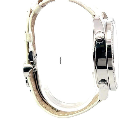 Jacob & Co. Quartz Men's Watch Steel Case With Leather Strap Authentic Luxury Timepiece