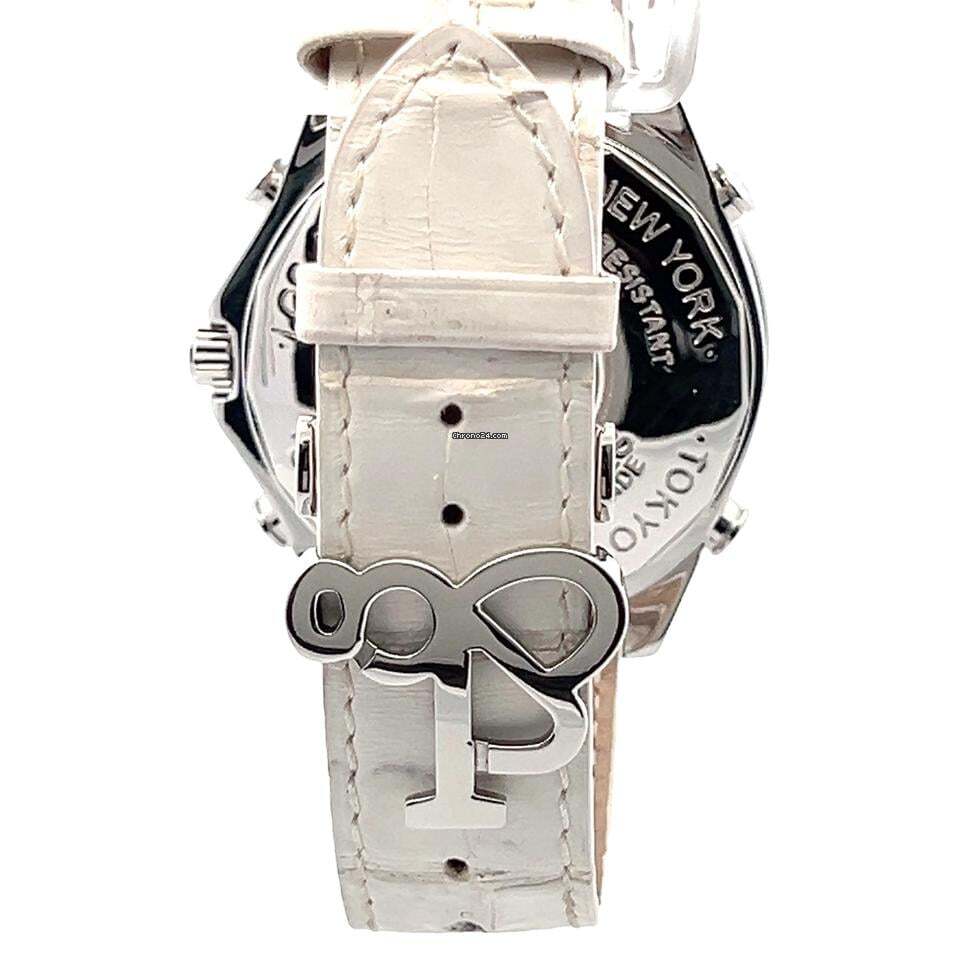 Jacob & Co. Quartz Men's Watch Steel Case With Leather Strap Authentic Luxury Timepiece