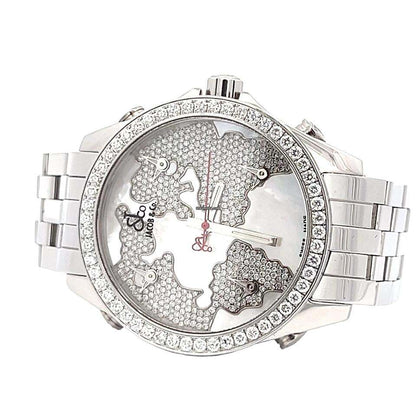 Jacob & Co. Quartz Men's Watch With Steel Case and Strap Authentic Luxury Timepiece