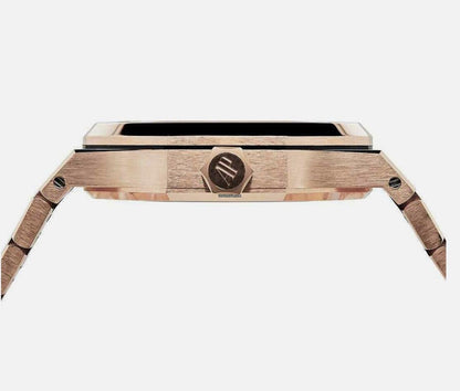 Audemars Piguet Royal Oak Jumbo Automatic Men's Watch With Rose Gold Case and Strap Authentic Luxury Timepiece