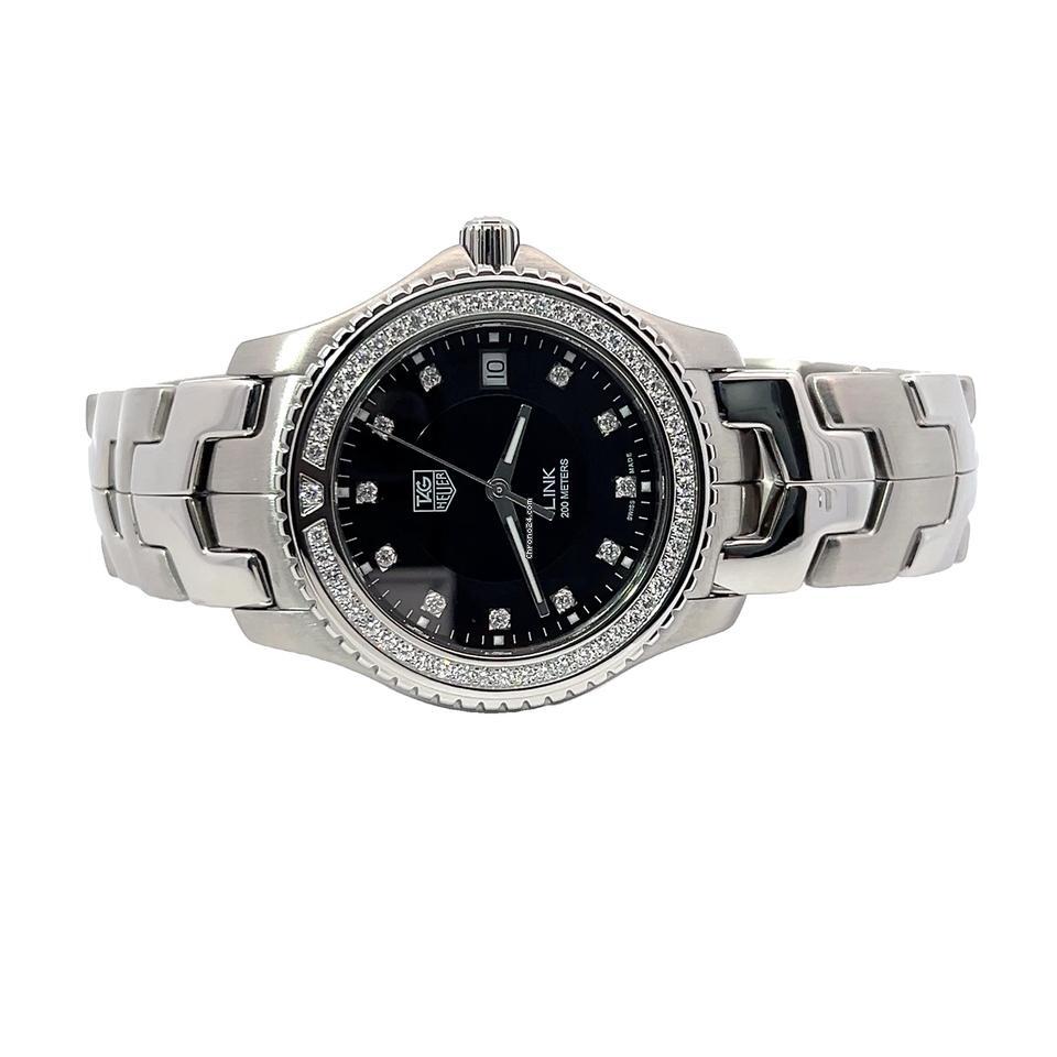 TAG Heuer Link Quartz Men's Watch With Steel Case and Strap Authentic Luxury Timepiece