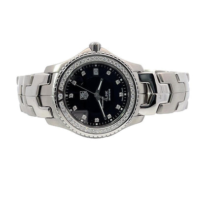 TAG Heuer Link Quartz Men's Watch With Steel Case and Strap Authentic Luxury Timepiece