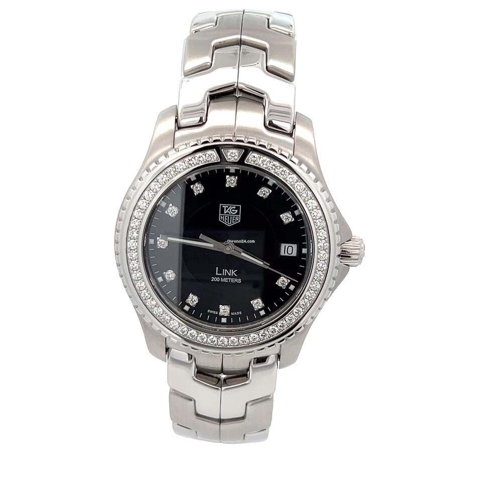 TAG Heuer Link Quartz Men's Watch With Steel Case and Strap Authentic Luxury Timepiece