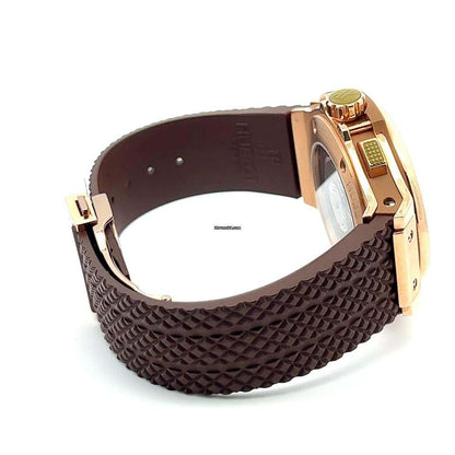 Hublot Big Bang Automatic Men's Watch Rose Gold Case With Rubber Strap Authentic Luxury Timepiece