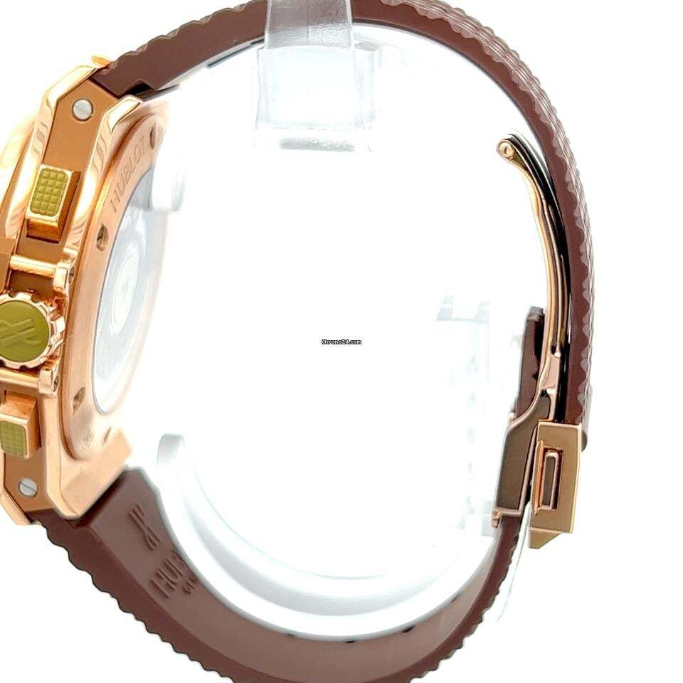 Hublot Big Bang Automatic Men's Watch Rose Gold Case With Rubber Strap Authentic Luxury Timepiece