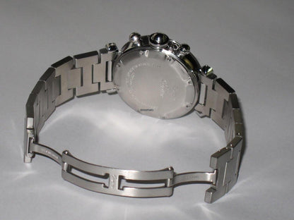 Cartier Pasha Automatic Men's Watch With Steel Case and Strap Authentic Luxury Timepiece