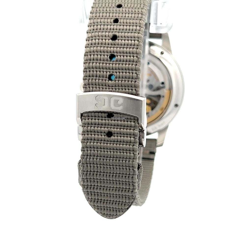 Glashütte Original Senator Chronograph Panorama Date Automatic Men's Watch Steel Case With Textile Strap Authentic Luxury Timepiece