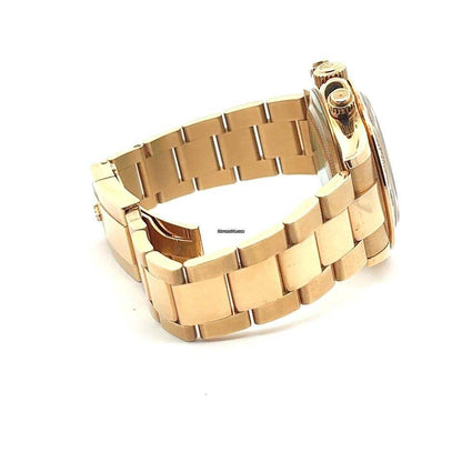 Rolex Daytona Automatic Men's Watch With Yellow Gold Case and Strap Authentic Luxury Timepiece