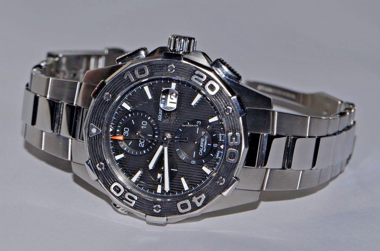 TAG Heuer Aquaracer 500M Automatic Men's Watch With Steel Case and Strap Authentic Luxury Timepiece