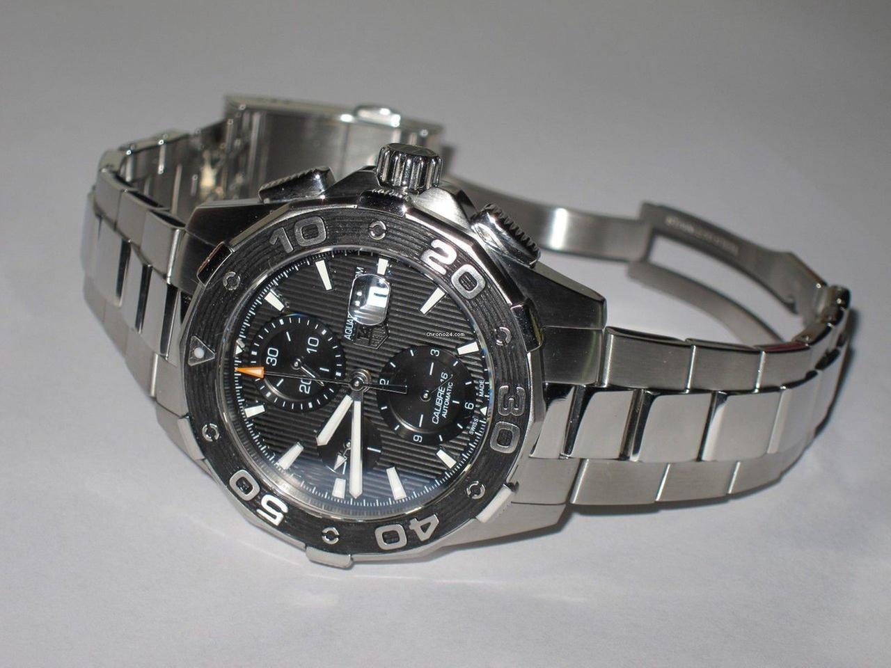 TAG Heuer Aquaracer 500M Automatic Men's Watch With Steel Case and Strap Authentic Luxury Timepiece