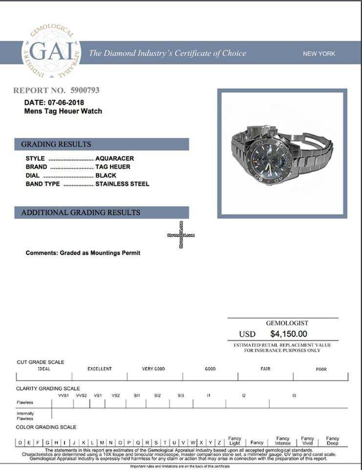TAG Heuer Aquaracer 500M Automatic Men's Watch With Steel Case and Strap Authentic Luxury Timepiece