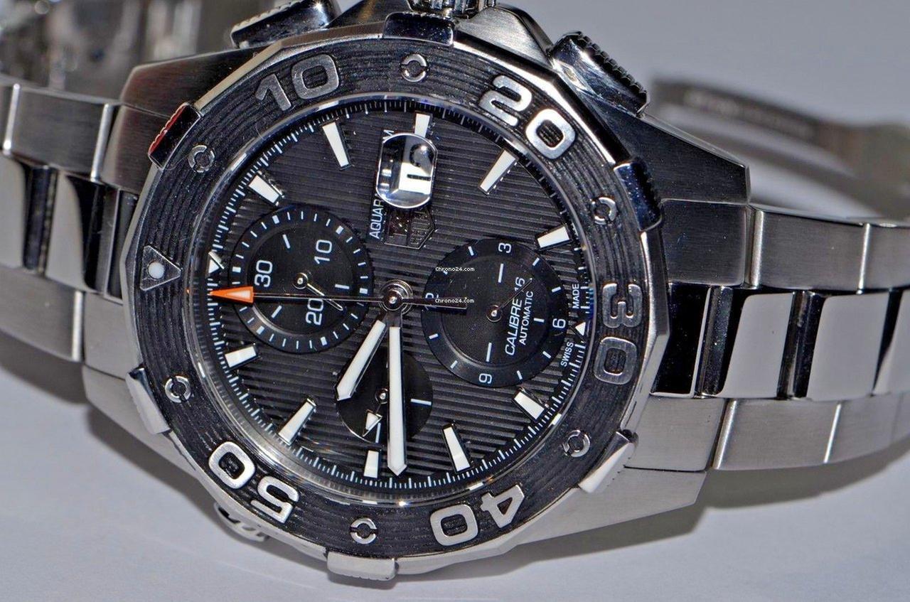 TAG Heuer Aquaracer 500M Automatic Men's Watch With Steel Case and Strap Authentic Luxury Timepiece