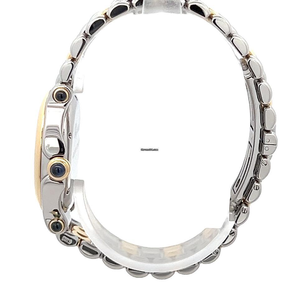 Chopard Happy Sport Quartz Women's Watch Gold/Steel Case With Gold/Steel Strap Authentic Luxury Timepiece