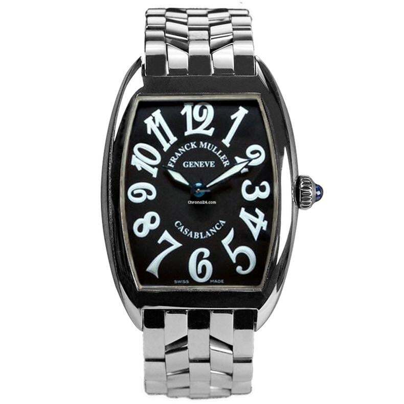 Franck Muller Casablanca Quartz Women's Watch With Steel Case and Strap Authentic Luxury Timepiece