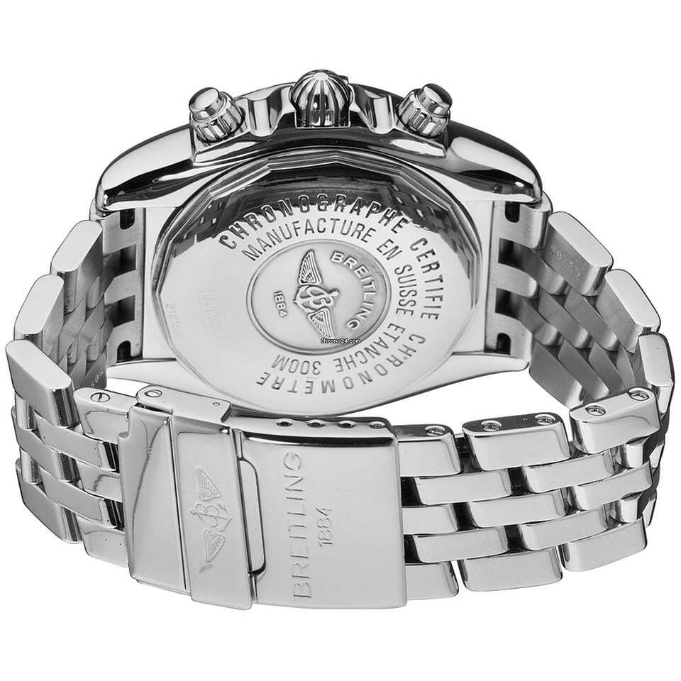 Breitling Chronomat Evolution Automatic Men's Watch With Steel Case and Strap Authentic Luxury Timepiece