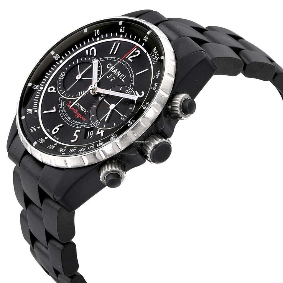 Chanel J12 Automatic Men's Watch With Ceramic Case and Strap Authentic Luxury Timepiece