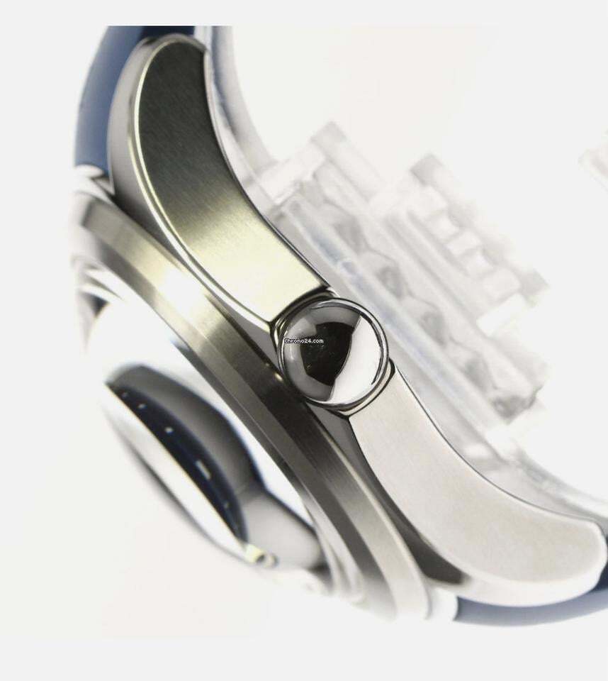 Corum Bubble Automatic Unisex Watch Steel Case With Rubber Strap Authentic Luxury Timepiece