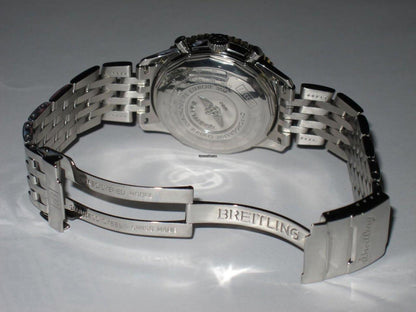 Breitling Old Navitimer Automatic Men's Watch Gold/With Steel Case and Strap Authentic Luxury Timepiece